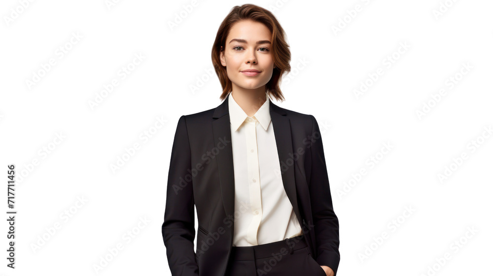 Business woman portrait isolated on transparent background. PNG Business woman portrait isolated on transparent background. PNG
