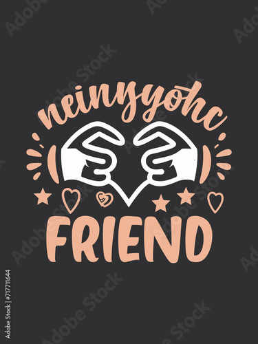 Best Friend T shirt Design