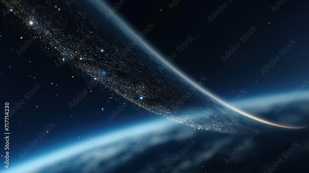 Obraz premium space background