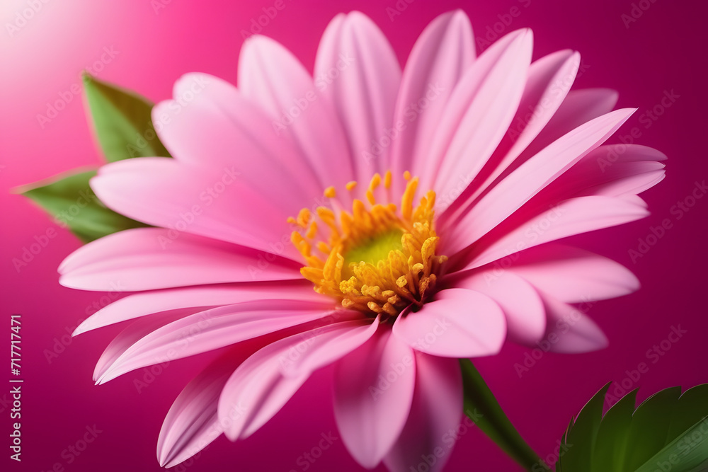 pink gerber daisy. 