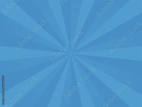 青の放射線の背景素材