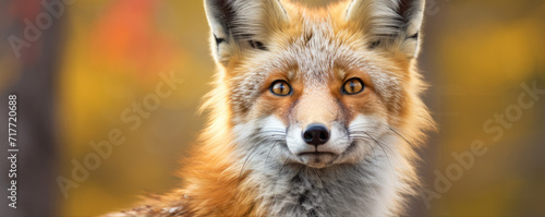 Portrait of red fox photo