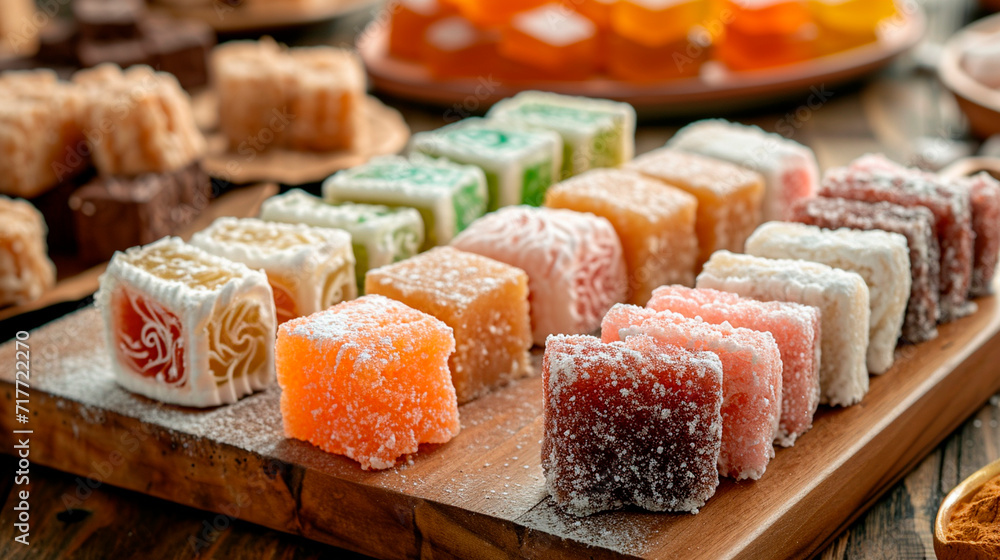 oriental sweets on the table. Selective focus. oriental sweets on the table. Selective focus.