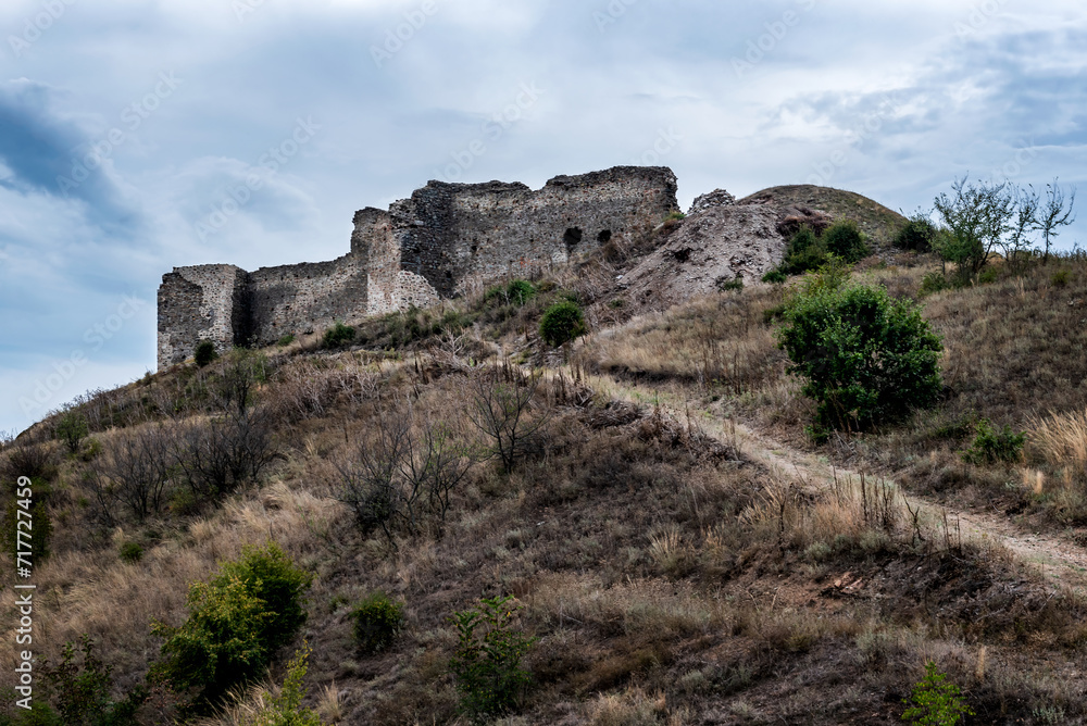 Ruins of Koprijan (Kurvingrad, Kurvinokape, Korvingrad), Serbian medieval fortress, located near Nis, in the southerna part of Serbia

