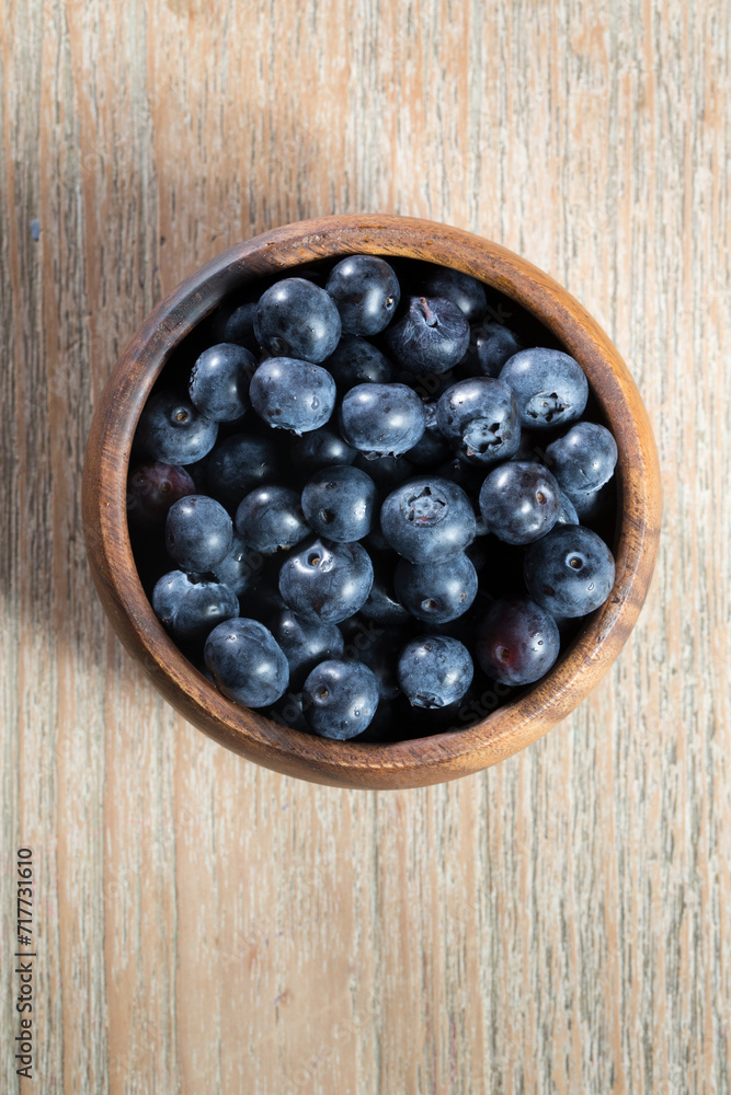 Overhead view of blueberries. Overhead view of blueberries.