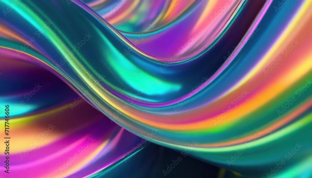 Colorful and bright abstract background. Liquid swirling shapes and vibrant colors. Holographic header design concept. Colorful and bright abstract background. Liquid swirling shapes and vibrant colors. Holographic header design concept.