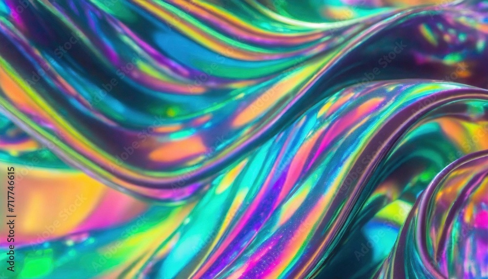 Colorful and bright abstract background. Liquid swirling shapes and vibrant colors. Holographic header design concept. Colorful and bright abstract background. Liquid swirling shapes and vibrant colors. Holographic header design concept.