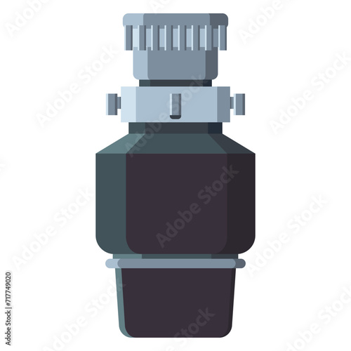 Disposer for garbage vector cartoon illustration isolated on a white background.