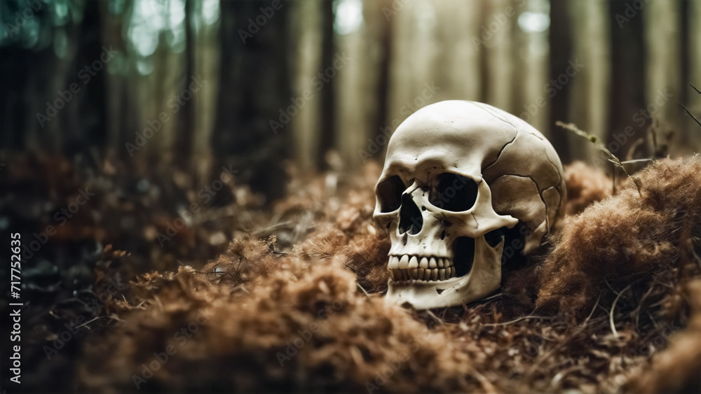 Silenzio Mortale- Teschio tra i Rami del Bosco I Silenzio Mortale- Teschio tra i Rami del Bosco I