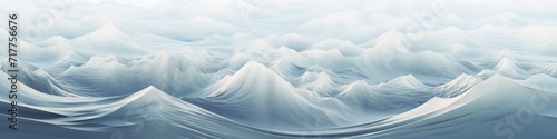 Tech blue topographic 3d relief abstract background. Generative AI