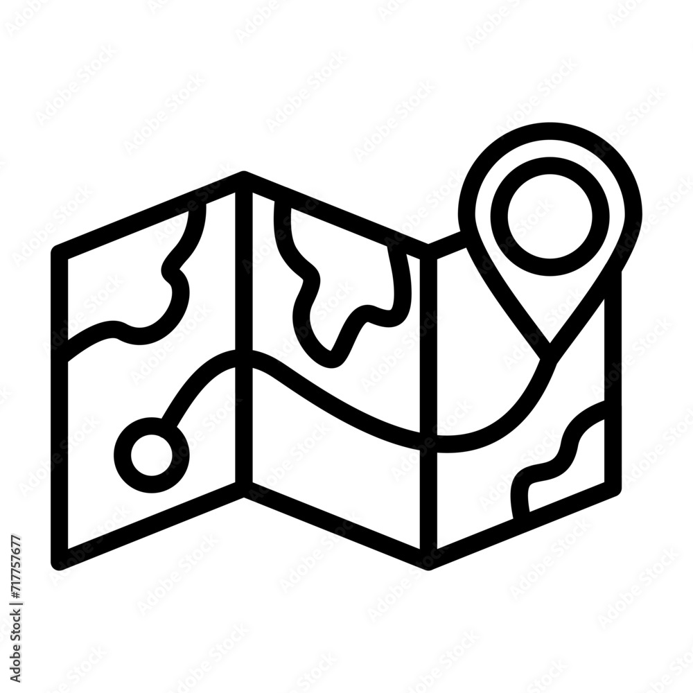 Map Vector Icon Map Vector Icon