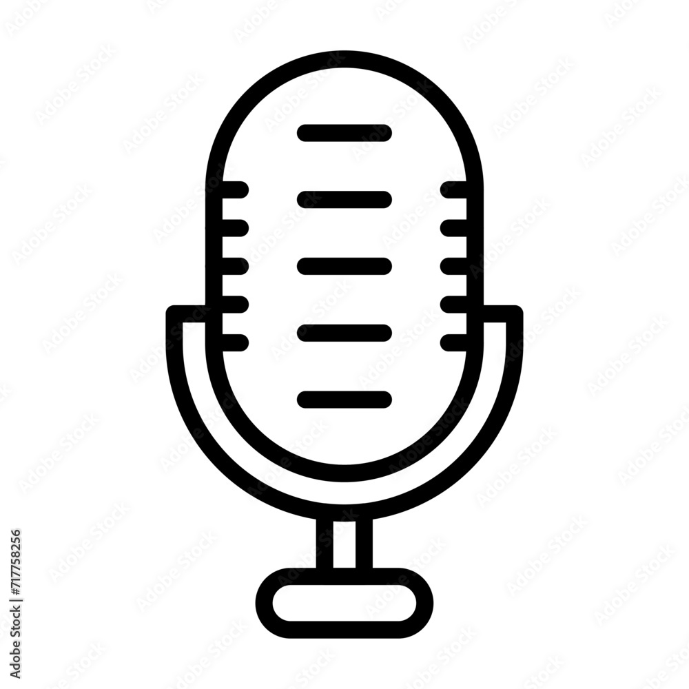Microphone Vector Icon Microphone Vector Icon