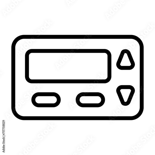 Pager Vector Icon