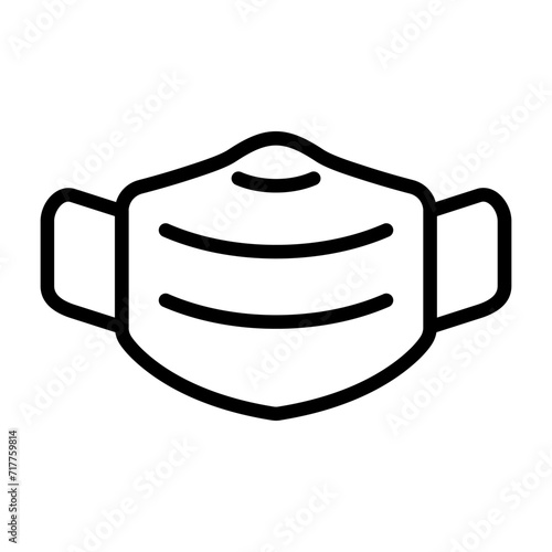 N95 mask Vector Icon