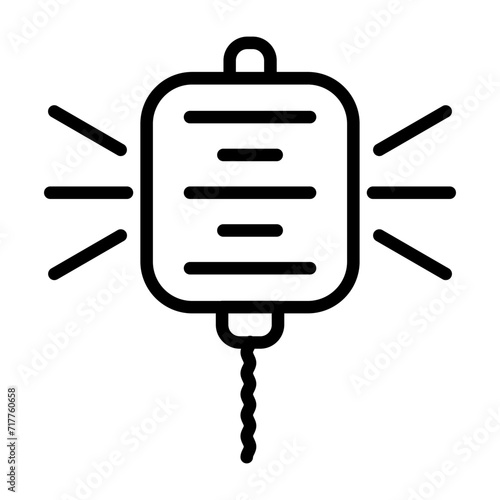  Police Radio Vector Icon