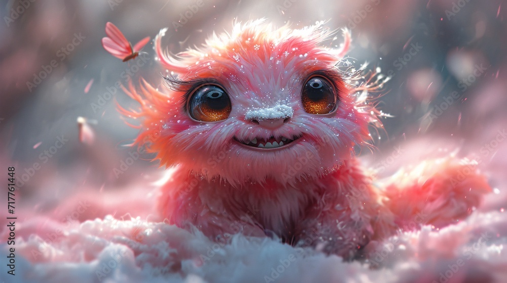 Pink Fuzzball Generative AI Pink Fuzzball Generative AI