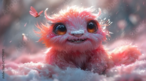 Pink Fuzzball Generative AI