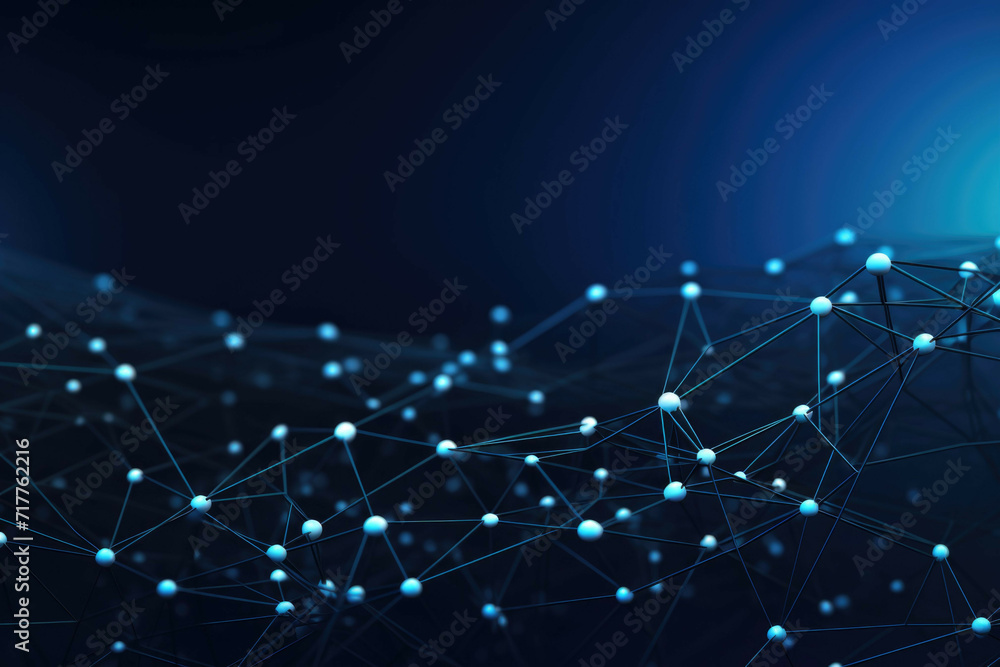 Obraz premium blue abstract background with lines