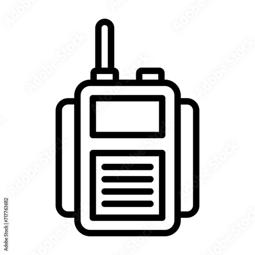 Hand-crank radio Vector Icon