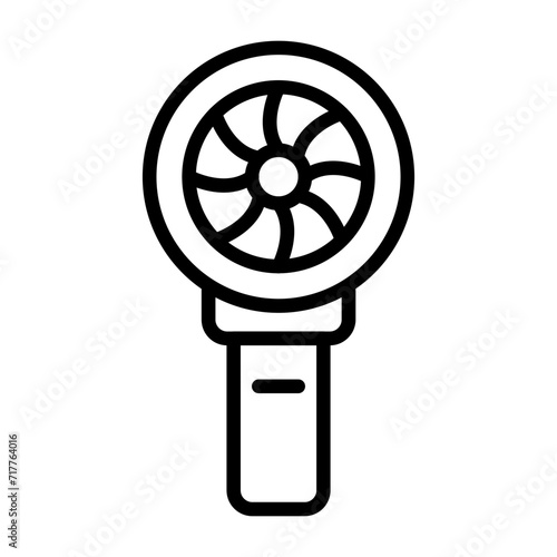 Portable fan Vector Icon