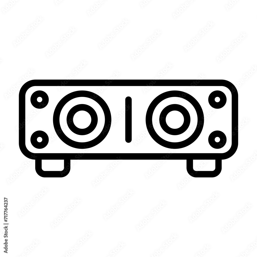 Soundbar Vector Icon Soundbar Vector Icon