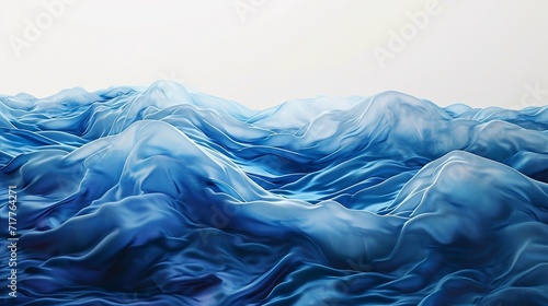 blue abstract waves