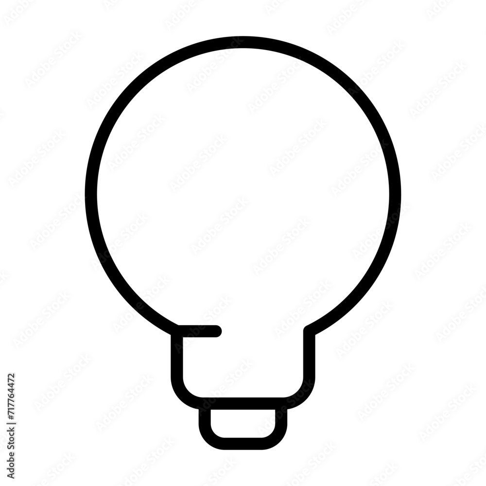 Lightbulb Vector Icon Lightbulb Vector Icon