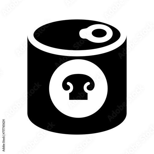 Canned mushroom icon