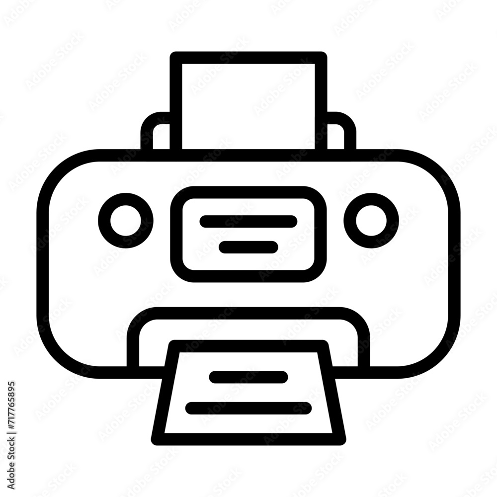 Printer Vector Icon Printer Vector Icon