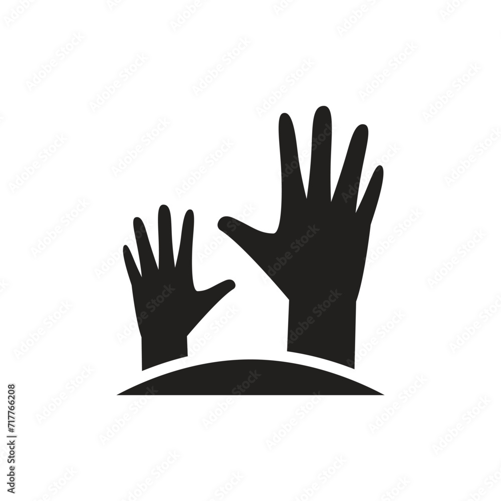 Obraz premium Zombie icon