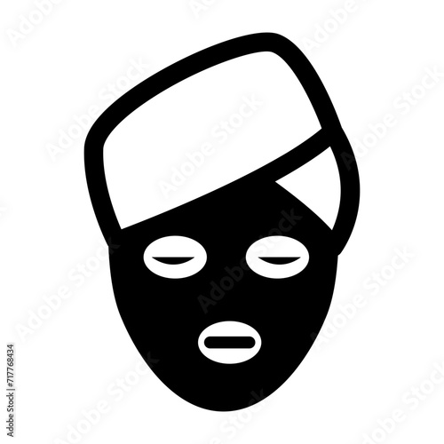 Facial mask icon