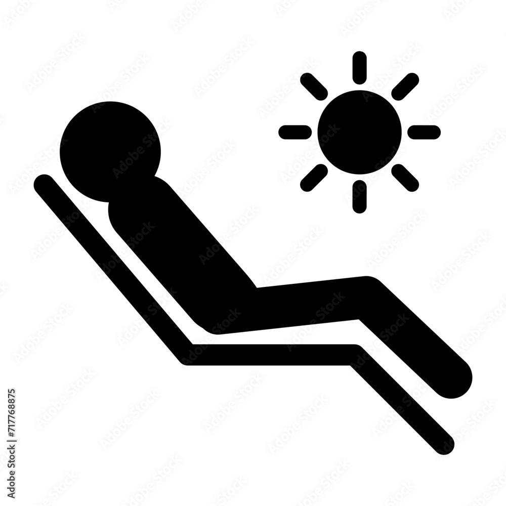 Sunbathe icon