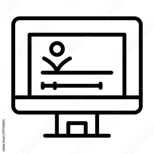 Motion Graphic Vector Icon