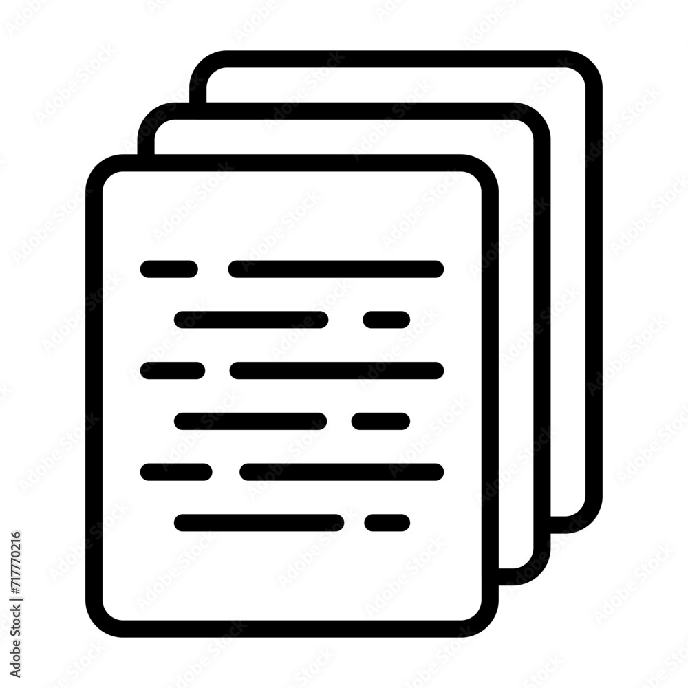Page Vector Icon Page Vector Icon