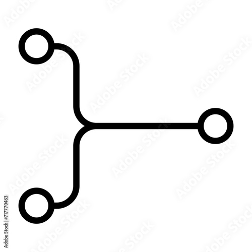 Convergence Vector Icon