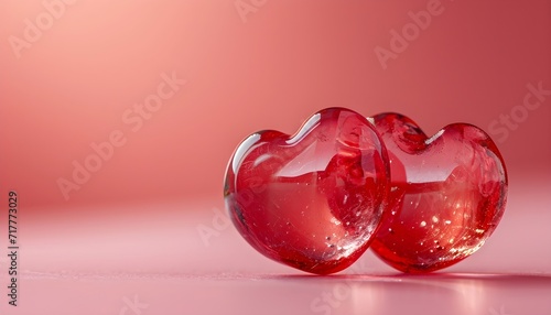 Love crystal heart background © Pi Pi