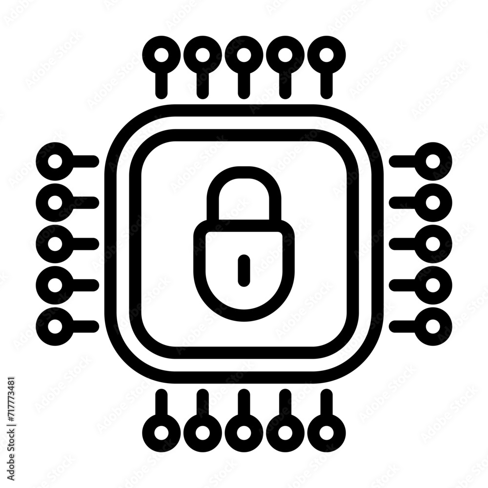 Cybersecurity Vector Icon