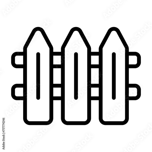 Fence Vector Icon