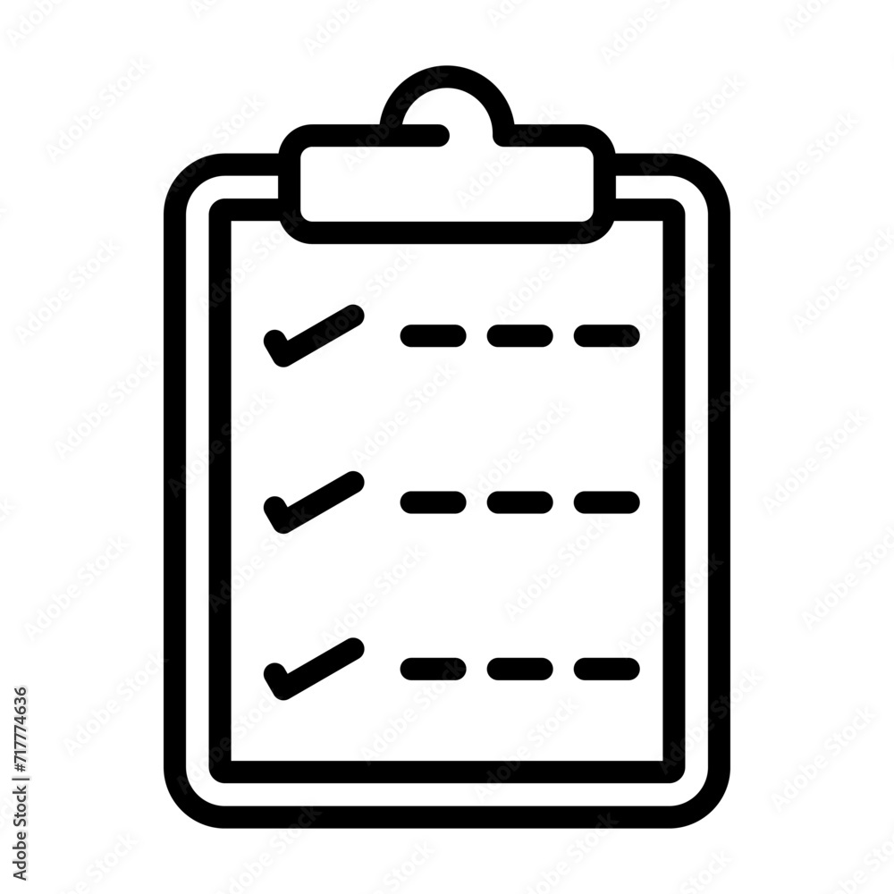 Task list with checkmarks Vector Icon Task list with checkmarks Vector Icon