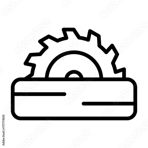 Circular saw Vector Icon