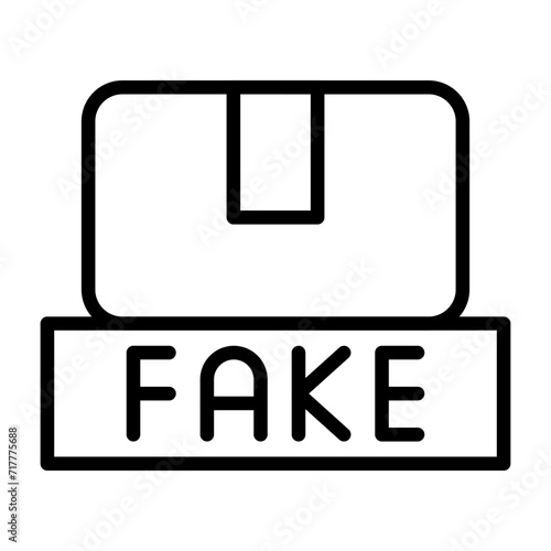 Counterfeit Products Vector Icon