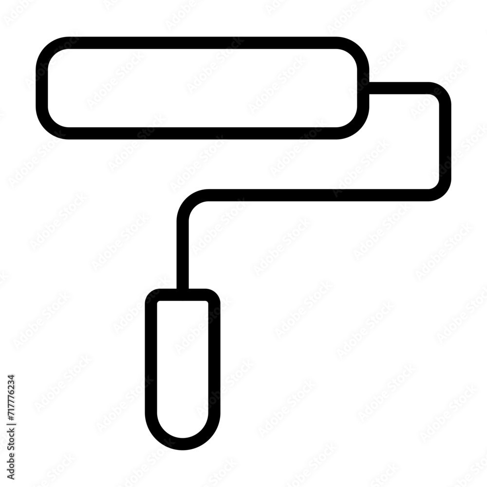 Roller Vector Icon Roller Vector Icon