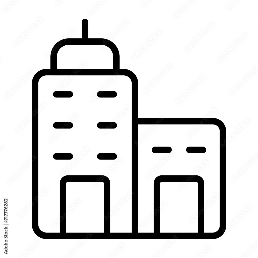 Building Vector Icon Building Vector Icon