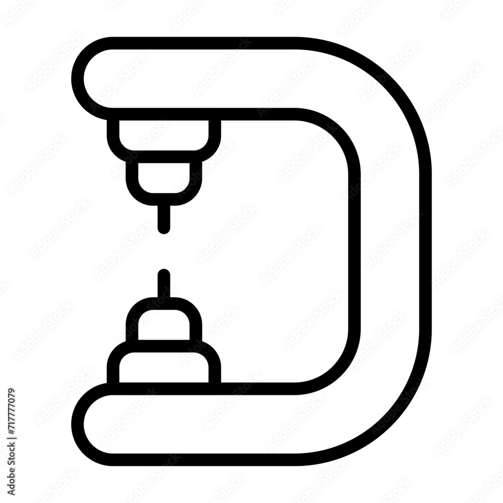 Drill press Vector Icon Drill press Vector Icon