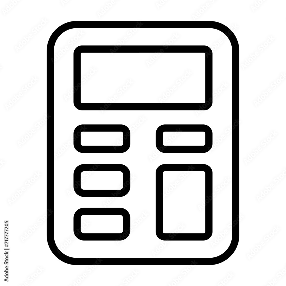 Calculator Vector Icon Calculator Vector Icon