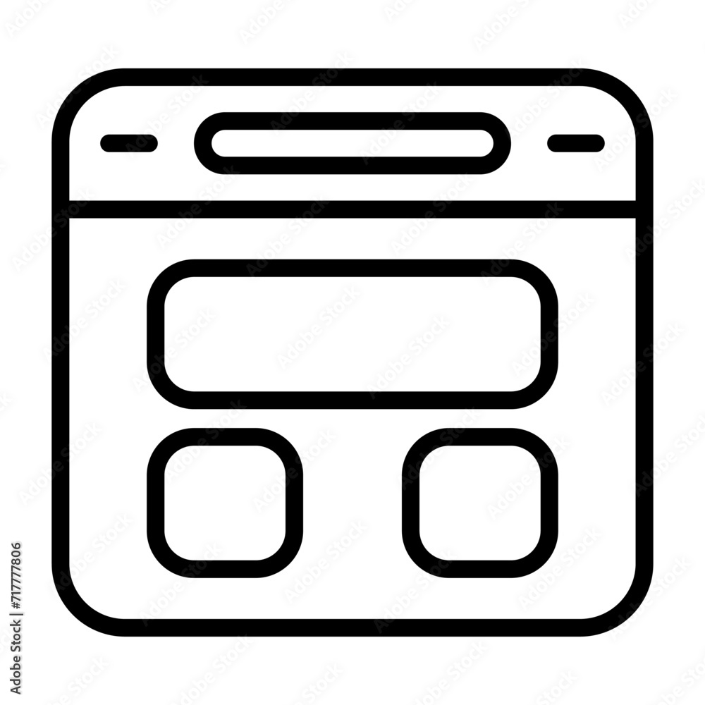 Browser Vector Icon