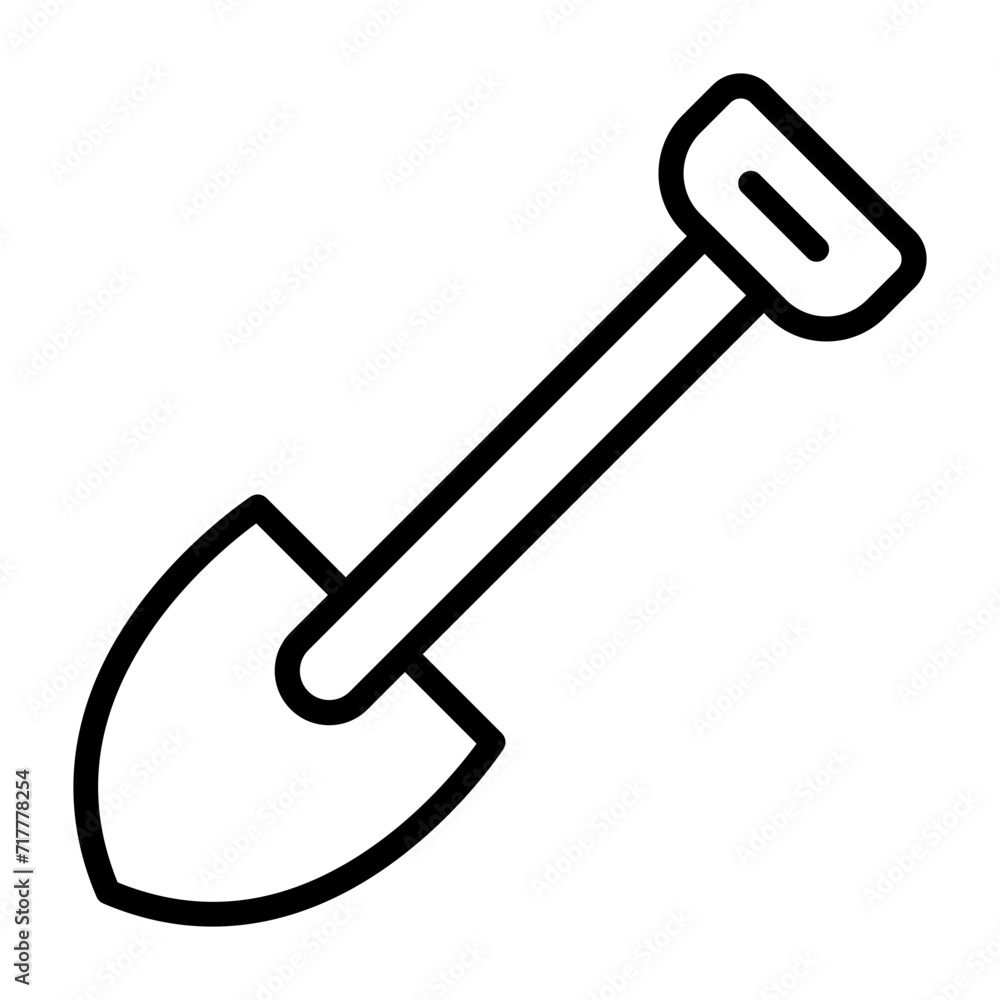 Shovel Vector Icon Shovel Vector Icon