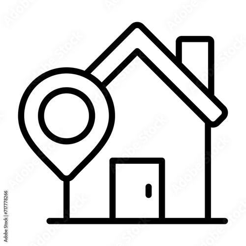 Home Location Vector Icon