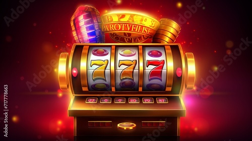 Casino Slot Machines. Neural network AI generated art