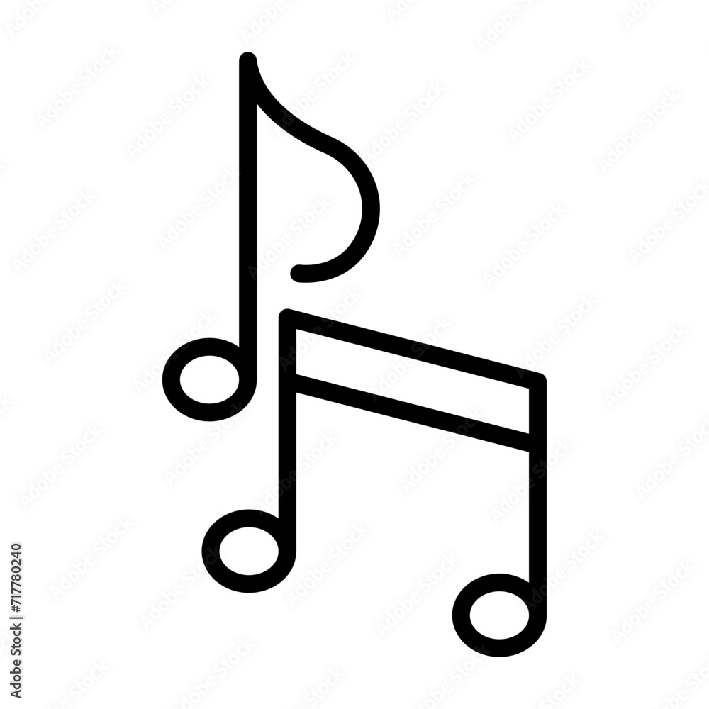 Music Note Vector Icon Music Note Vector Icon